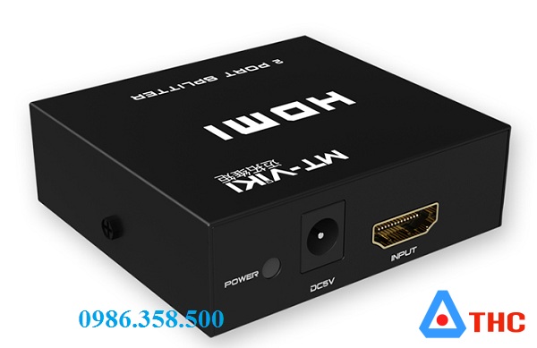 Bộ chia HDMI 1 ra 2 HDMI 2 port MT-VIKI